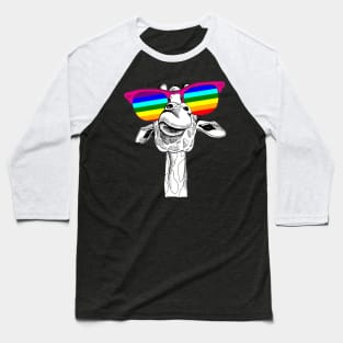 Giraffe Gay Pride Flag Sunglasses LGBTQ Gift Tank Top Baseball T-Shirt